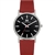 danish design rhine black red medium gents watch