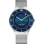 danish design new york blue mesh gents watch