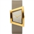 danish design squeezy gold tan ladies watch