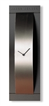 jacob jensen stainless steel and grey wall clock