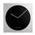 jacob jensen silver and black 318 wall clock