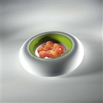 mebel 24 x 24 x 4cm green entity 2 round dish