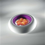 mebel 24 x 24 x 4cm purple entity 2 round dish