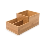 rosseto small bamboo condiment tray bakery building block