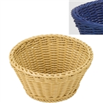 saleen navy blue round basket