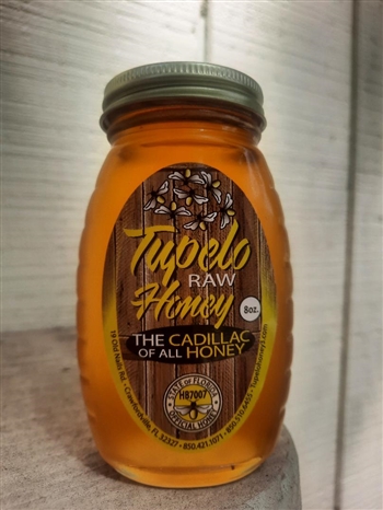 24 bottles of 8 oz queenline glass jar of tupelo honey