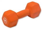 Body Solid BSTND10 Neoprene Dumbbell- 10 lb. Orange Image