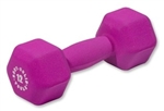 Body Solid BSTND12 Neoprene Dumbbell- 12 lb. Pink Image