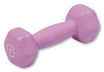 Body Solid BSTND2 Neoprene Dumbbell- 2 lb. Light Purple Image