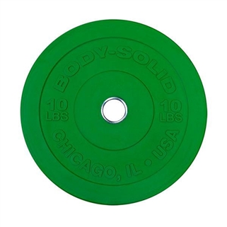 Body Solid 10lb. Chicago Extreme Colored Bumper Plate (New) Image