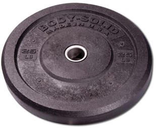 Body Solid OBPH25 25 lb. Body-Solid Premium Bumper Plate Image