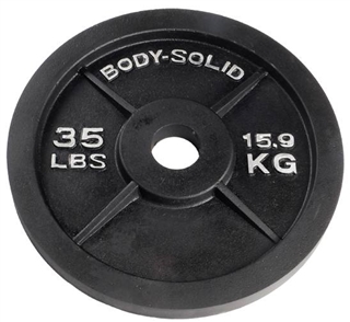 Body Solid OPB35 Olympic Weight Plate- 35 lbs Image