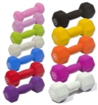 Body-Solid BSTNDS164 Neoprene Dumbbell 1-15 lbs. Set Image