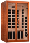 GoldenDesigns DYN-6209-02 Elite Dynamic Santiago Elite 2-person Ultra Low EMF FAR Infrared Sauna | Image