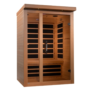 GoldenDesigns DYN-6215-02 Llumeneres 2 Person Ultra Low EMF Far Infrared Sauna | Image