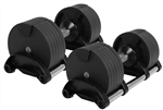 French Fitness 5-80 lb Adjustable Dumbbell, Set of 2 Image
