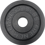 French Fitness Cast Iron Olympic Weight Plate Version 1 10 lbs Image