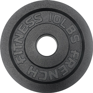 French Fitness Cast Iron Olympic Weight Plate Version 1 10 lbs Image