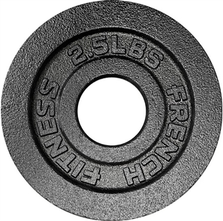 French Fitness Cast Iron Olympic Weight Plate Version 1 2.5 lbs Image