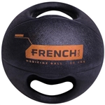 French Fitness Dual Grip Medicine Ball w/Handles 20 lb Image