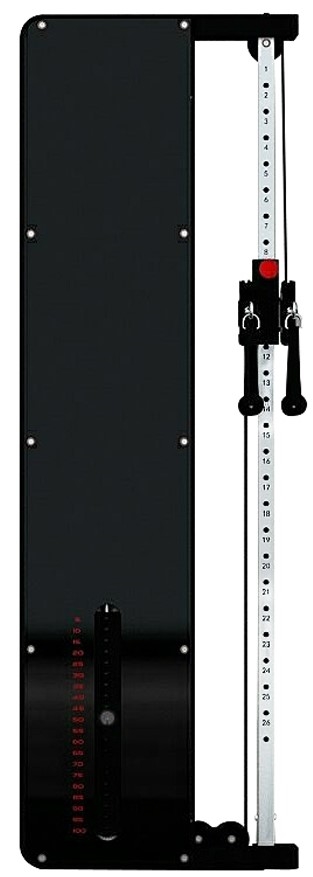 French Fitness Dual Pulley Wall Mounted Cable Column Image