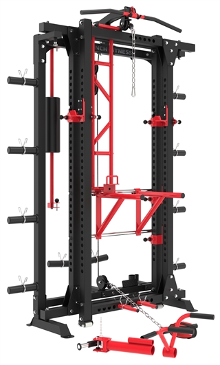 French Fitness Folding Cable Power Rack / Cage Image