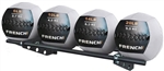 French Fitness MBR4 Wall Mounted Medicine Ball Rack Image
