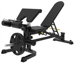 French Fitness Multi Functional Adjustable Bench V2 w/Arm Curl + Leg Ext  Image