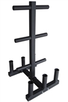 French Fitness OWTBH5 Olympic Weight Tree Rack & Bar Holder Image