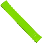 French Fitness Mini Resistance Bands Exercise Loop 600mm x 50mm - Green (5-10 lbs) Image