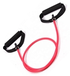French Fitness Resistance Band w/Handles - Red (8-15 lbs) Light Image