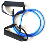 French Fitness Resistance Band w/Handles - Blue (13-20 lbs) Medium Image