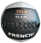 French Fitness Soft Medicine Wall Ball 35 lb Image