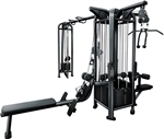 French Fitness FFB Black 5 Stack Multi Jungle Gym Image
