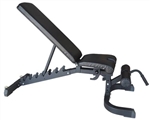 French Fitness FFB-DFIB -15 to 90 Degree Adjustable / Decline Bench Image