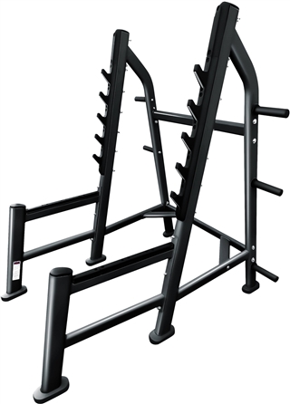 French Fitness FFB Black Olympic Squat Rack Image