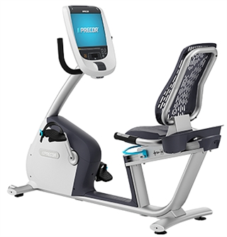 Precor RBK 885 Recumbent Bike w/ P80 Console Image