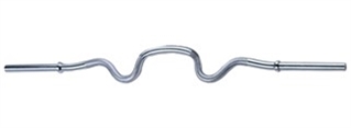 Body-Solid Standard Super Curl Bar- Chrome Image