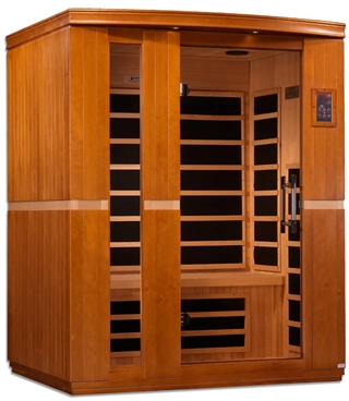 GoldenDesigns DYN-6336-01 Dynamic "Lugano" Low EMF Far Infrared Sauna | Image