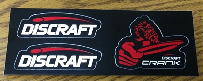 Discraft Tri Panel Crank Stickers