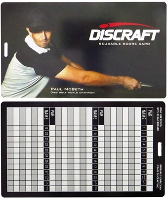 Discraft Reusable Scorecard