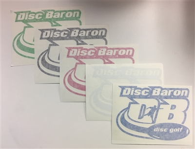 Disc Baron Discs Vinyl Decal