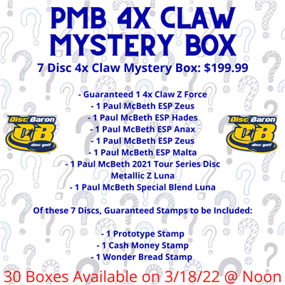 PmB 4x Claw Force Mystery Box - 7 Discs