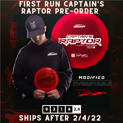 Discraft Special Blend Z Captain's Raptor - ***PRE-ORDER***