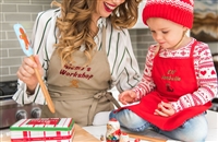 Christy Carlson Romano's Yummy Collection - Christmas Apron & Chef Hat Set