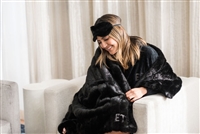 Erin Lim's Girl's Night Collection featuring faux Throws. Benefiting Freedom & Fashion