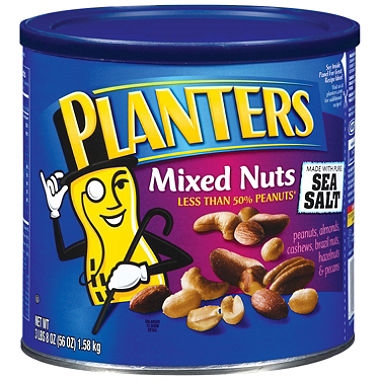 Planters Mixed Nuts with Seasalt 56oz