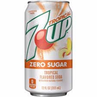 7 UP  Zero Tropical 12oz 12pk