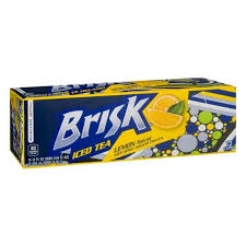Lipton Brisk Lemon Iced Tea 12 oz, 12 pk