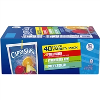 Capri Sun Variety 40 pack 6 oz